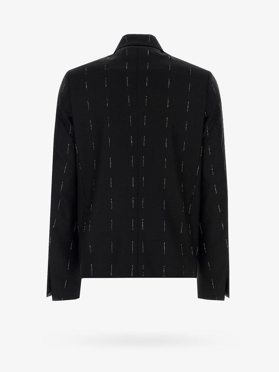 Givenchy Wool blazer with all-over logo print, view 5