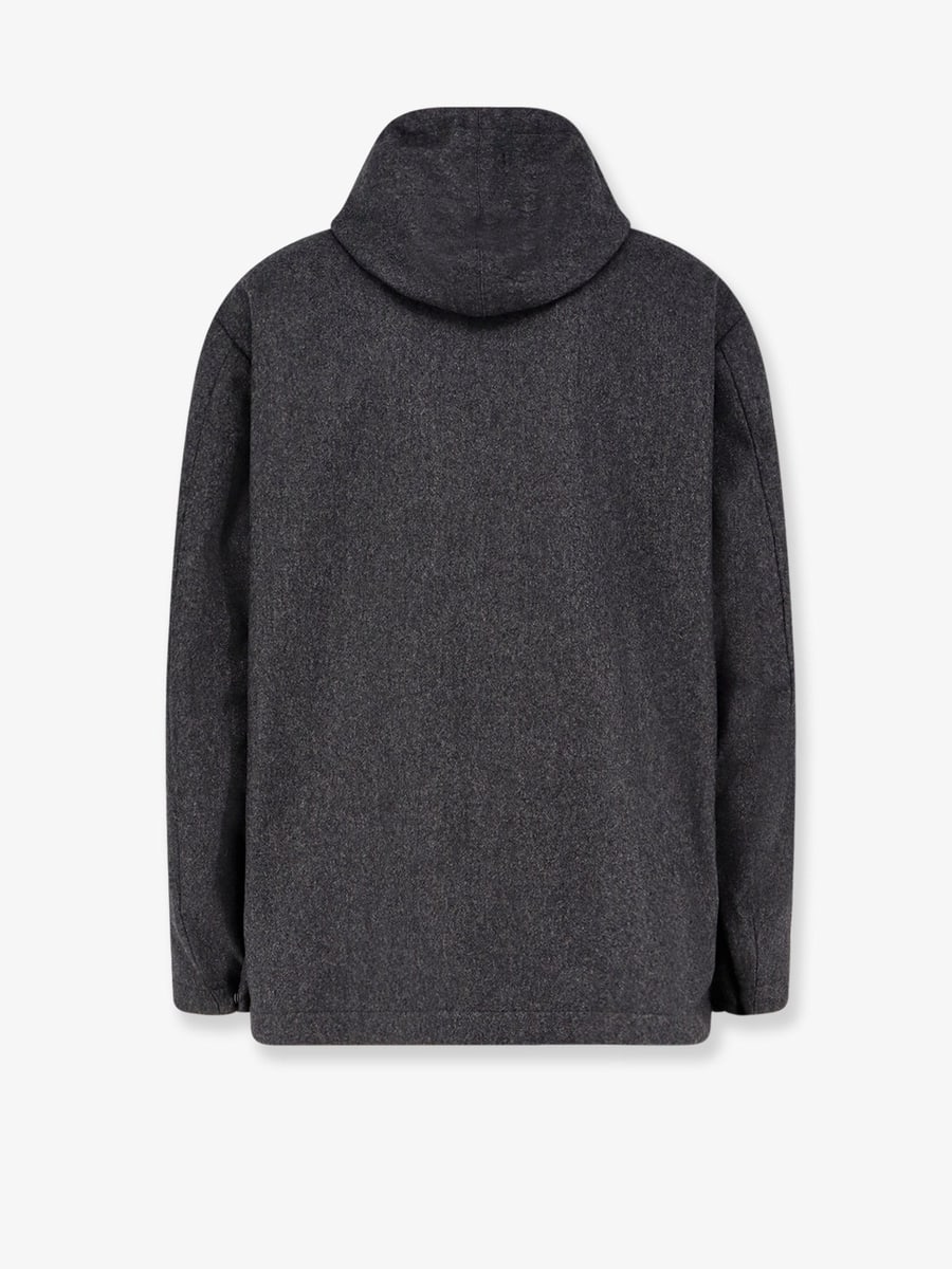 HEVO Grottaverde virgin wool blend coat, view 2