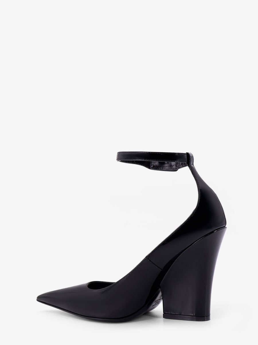 Valentino Garavani Patent leather décolleté with VLogo the bold buckle, view 3
