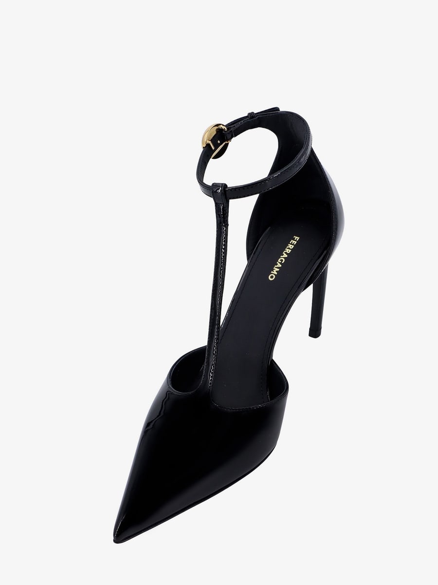 Ferragamo Patent leather décolleté, view 4