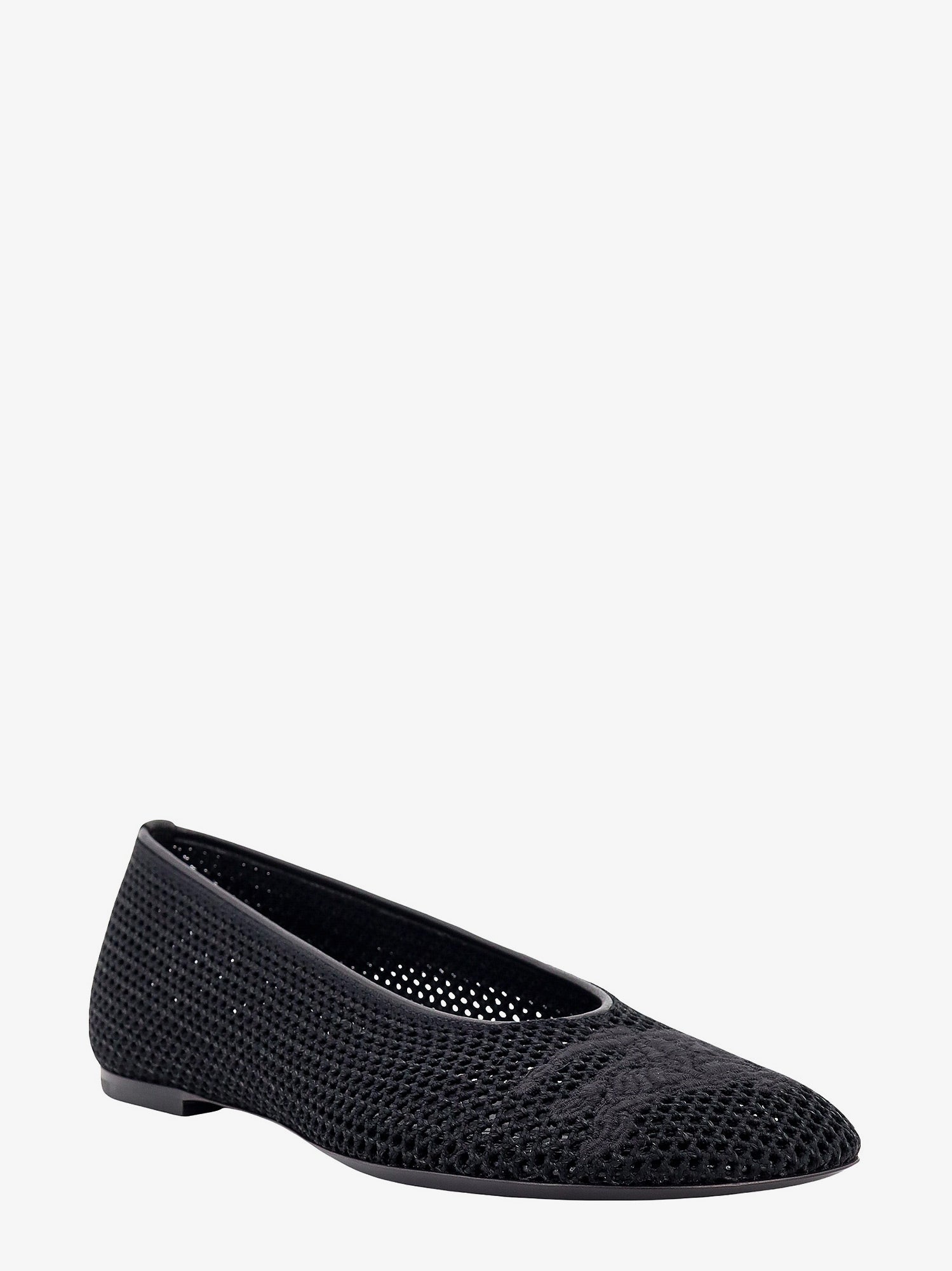 Burberry Mesh ballerinas with ekd detail, view 2