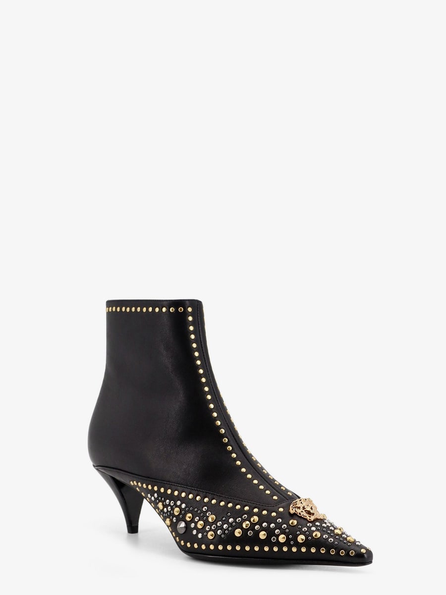 Versace Leather ankle boots, view 3