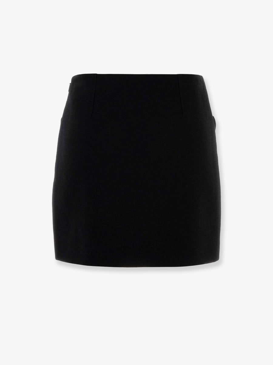 Versace Virgin wool mini skirt, view 4