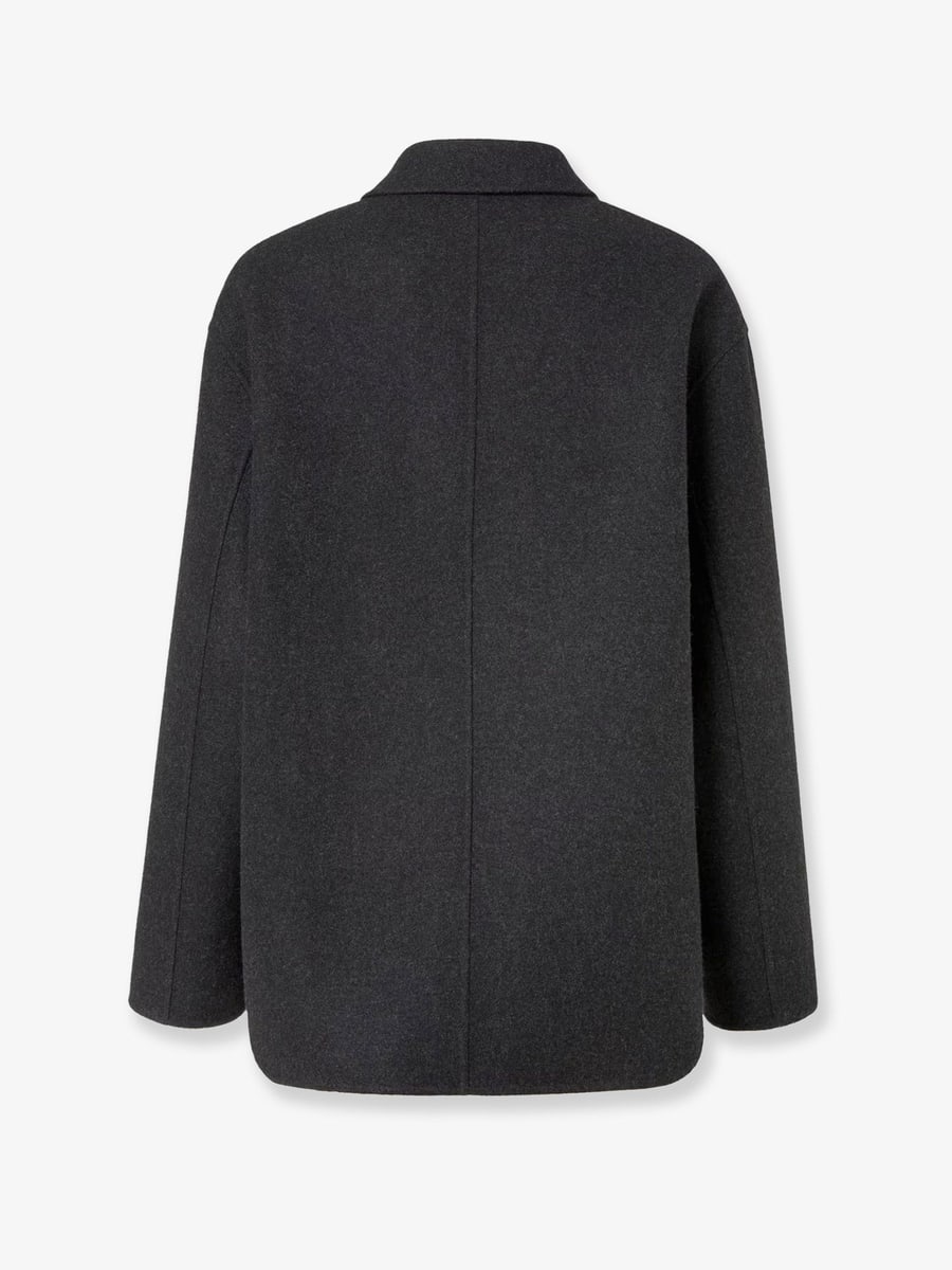 Fendi Double-breasted wool felt peacoat, view 4