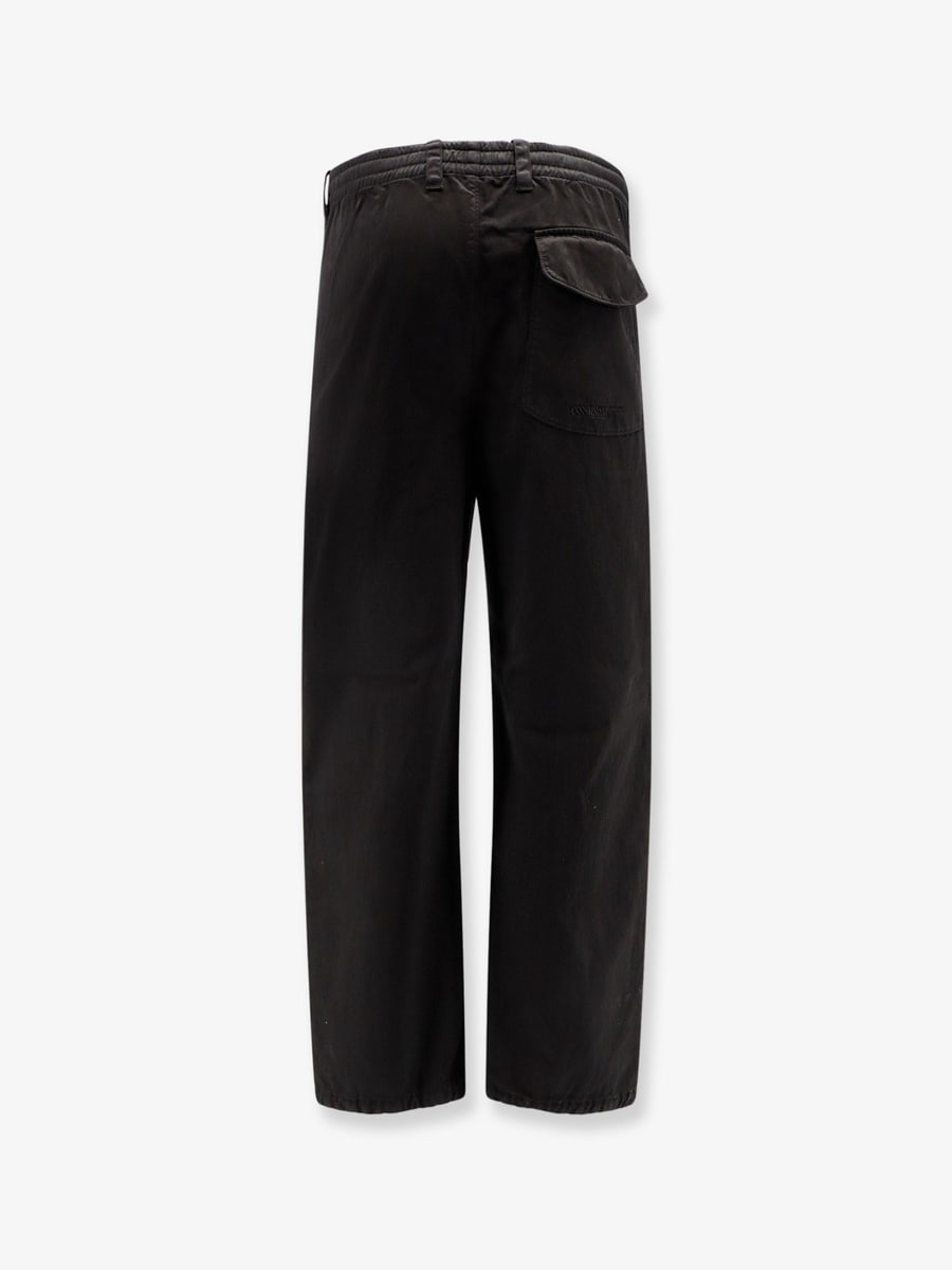 MASSIMO OSTI Gabardine trousers, view 2
