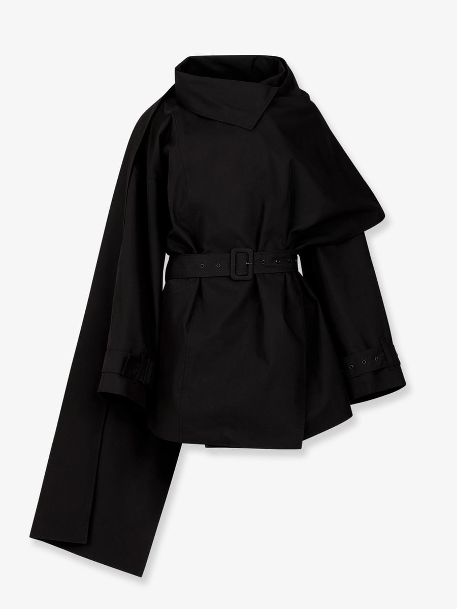 Entire Studios Mini Scarf cotton coat