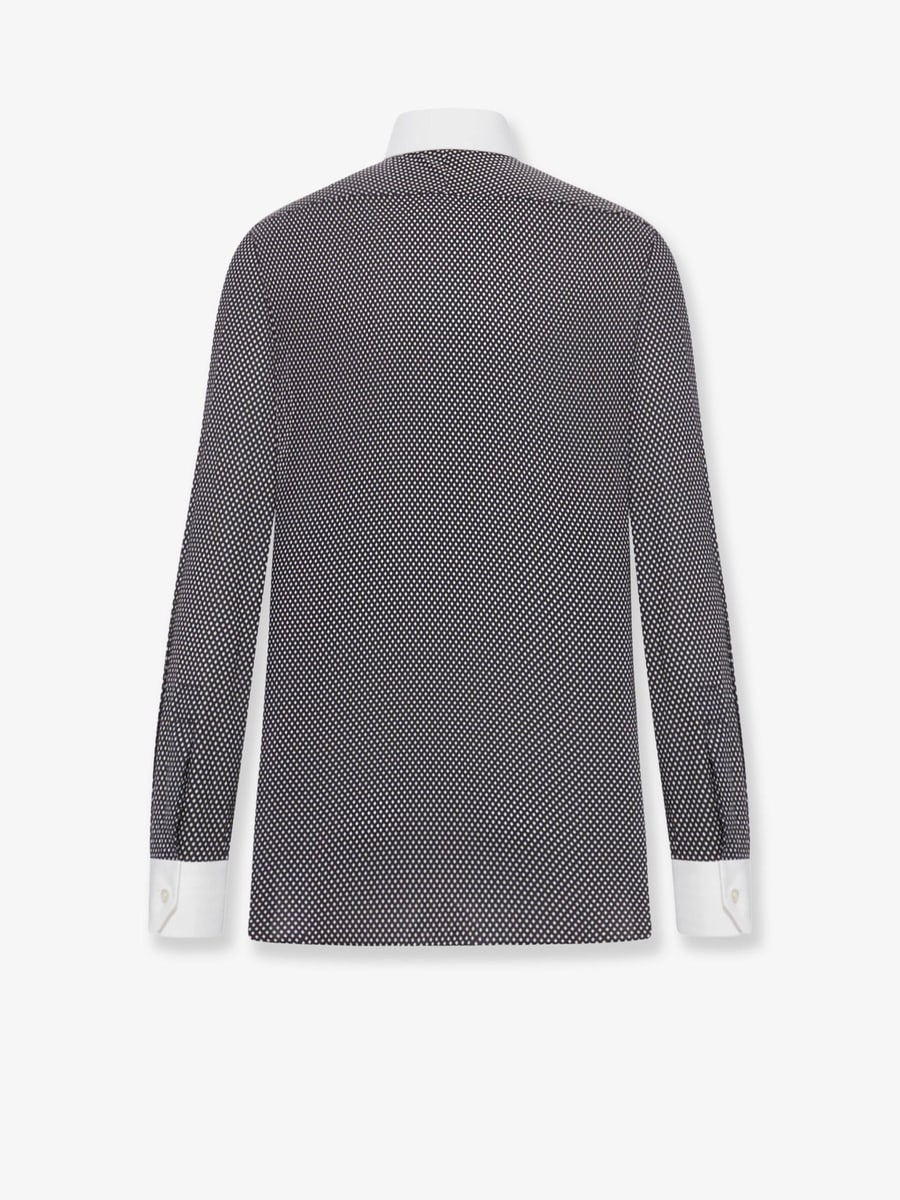 Tom Ford Microfantasy cotton shirt, view 5