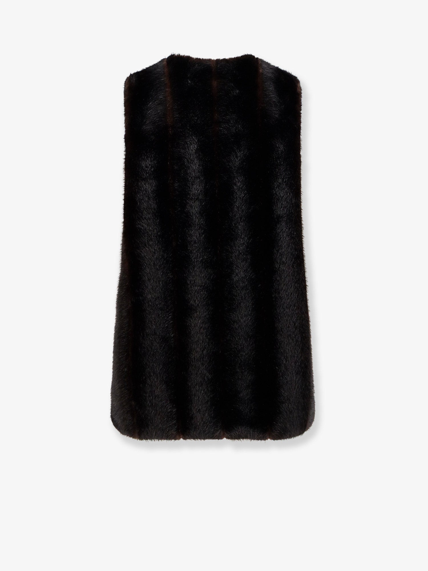 MM6 Maison Margiela Faux shearling short dress, view 2