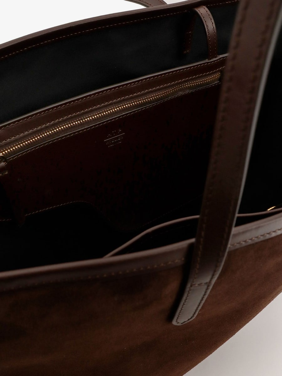 ATP ATELIER Eraclea suede shoulder bag, view 4