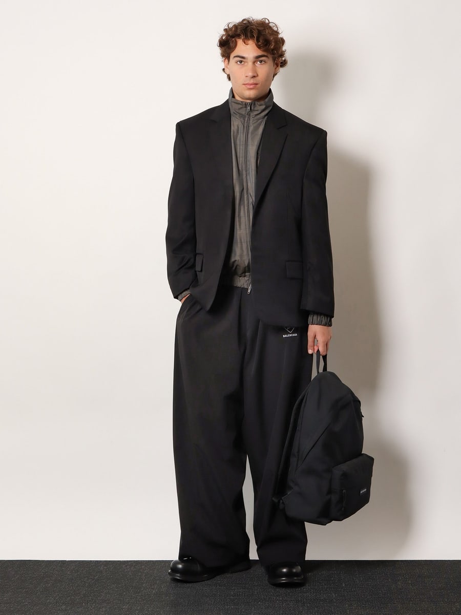 Balenciaga Madras nylon jacket, view 2