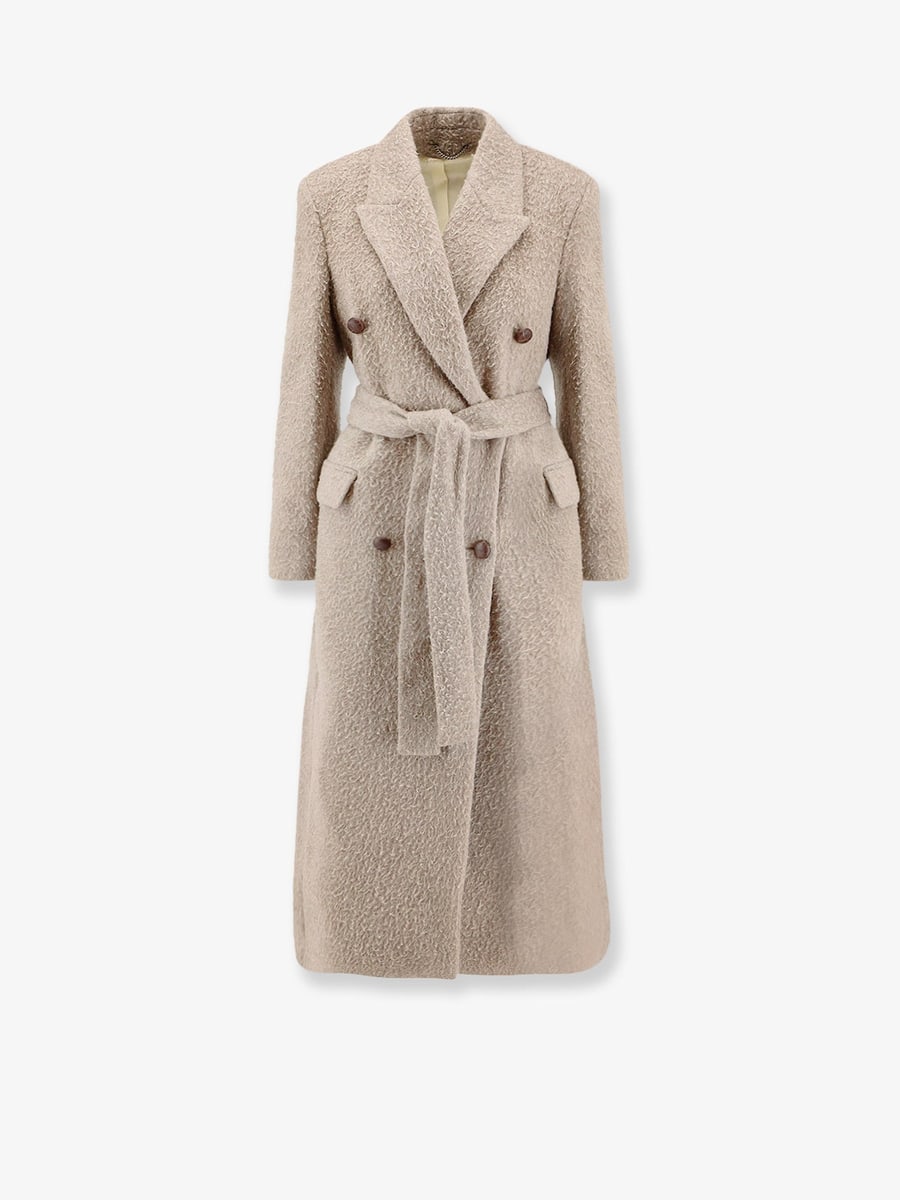 Golden Goose Wrinkled virgin wool blend coat