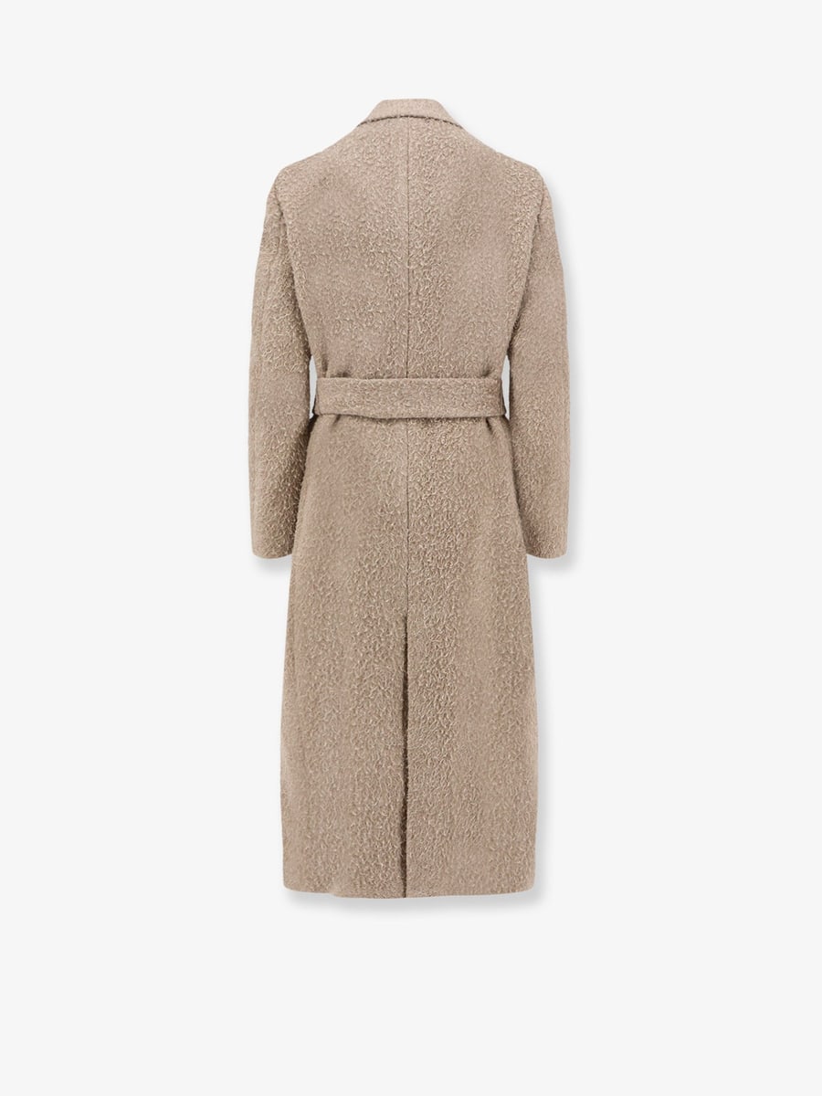 Golden Goose Wrinkled virgin wool blend coat, view 2