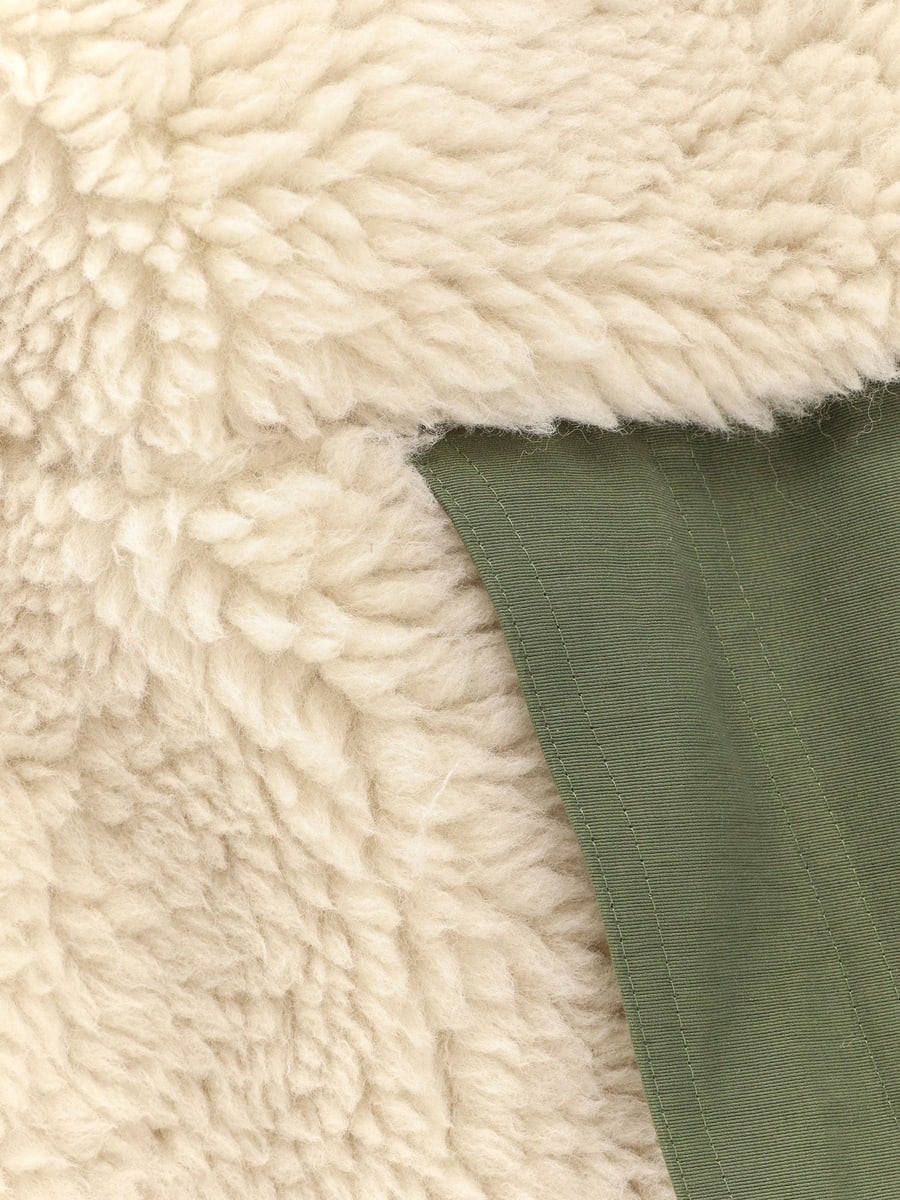 SACAI Eco shearling and nylon jacket, view 3