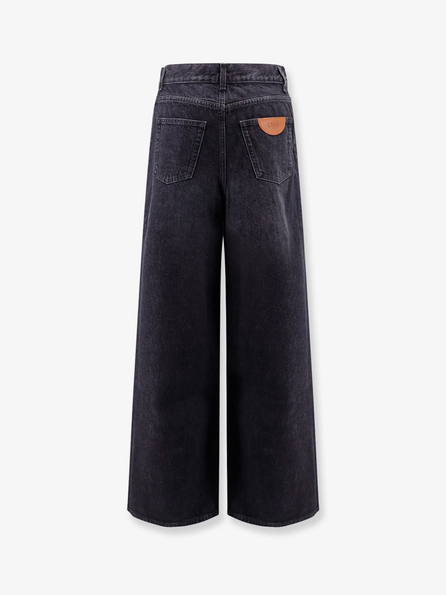 Chloé Jeans with iconic leather logo tag, view 2