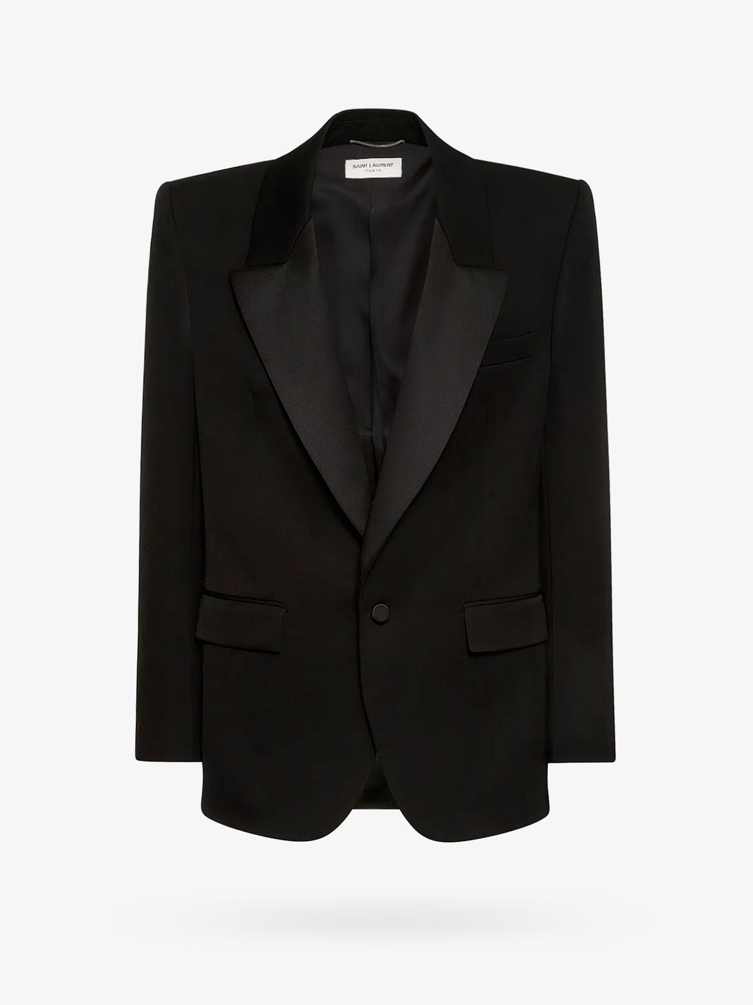 Saint Laurent Tuxedo wool blazer with satin lapel