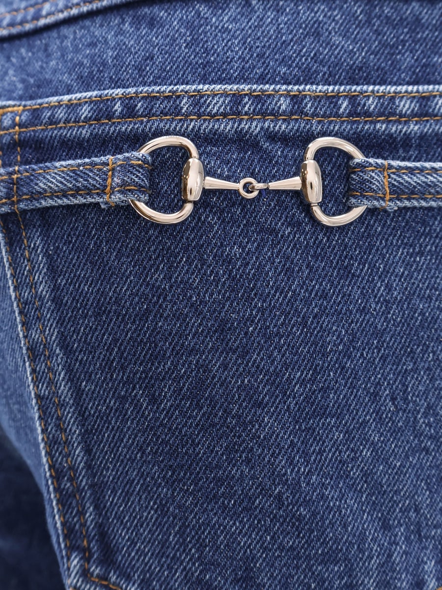 Gucci Slim five pocket jeans, view 3