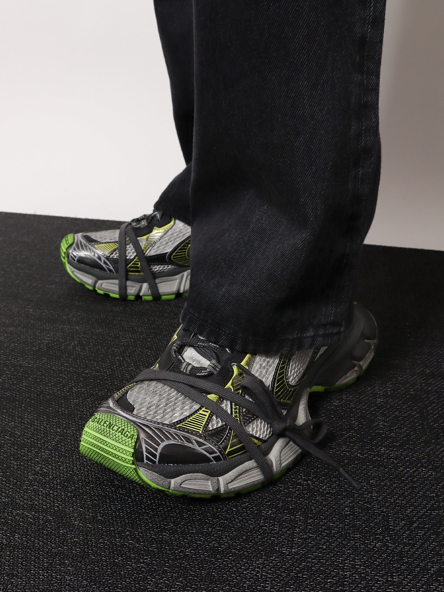 Balenciaga 3xl mesh and polyurethane sneakers, view 2