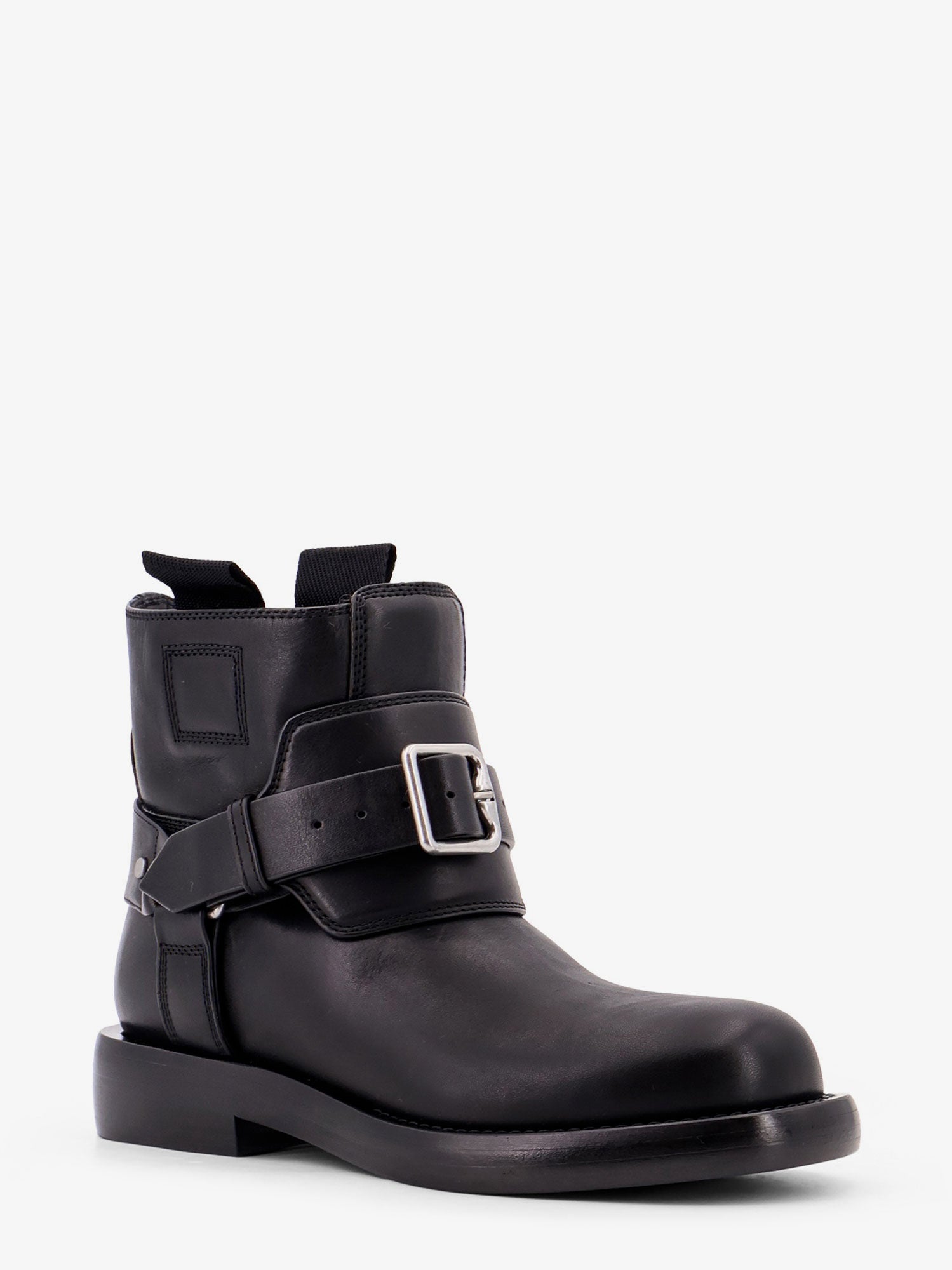 Burberry Cobble leather boots with strap, view 2