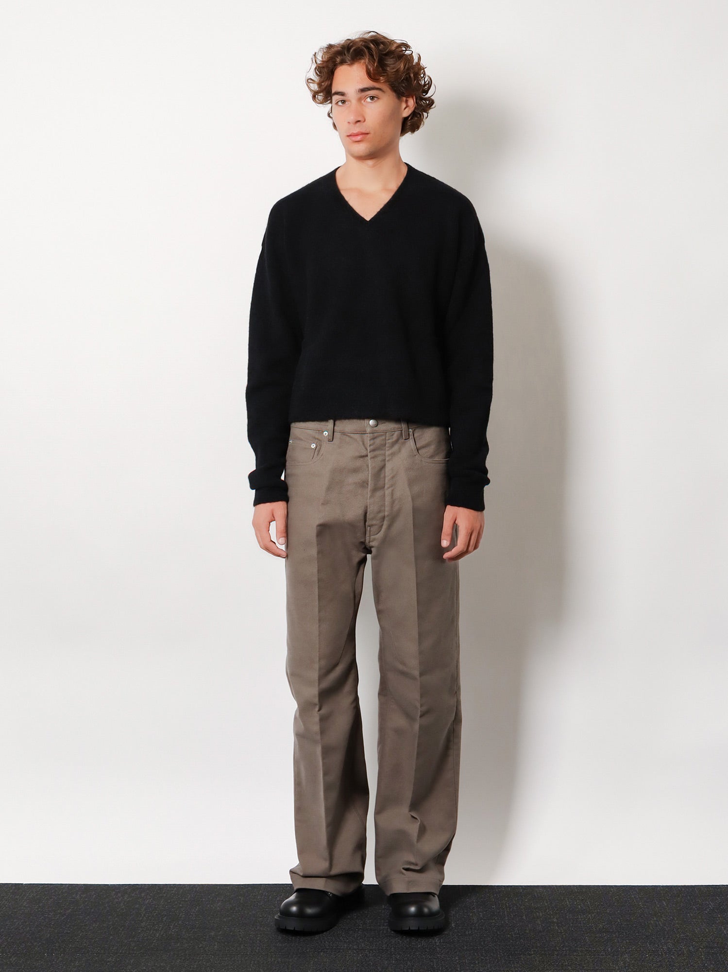 Rick Owens Geth certified cotton trousers, view 2