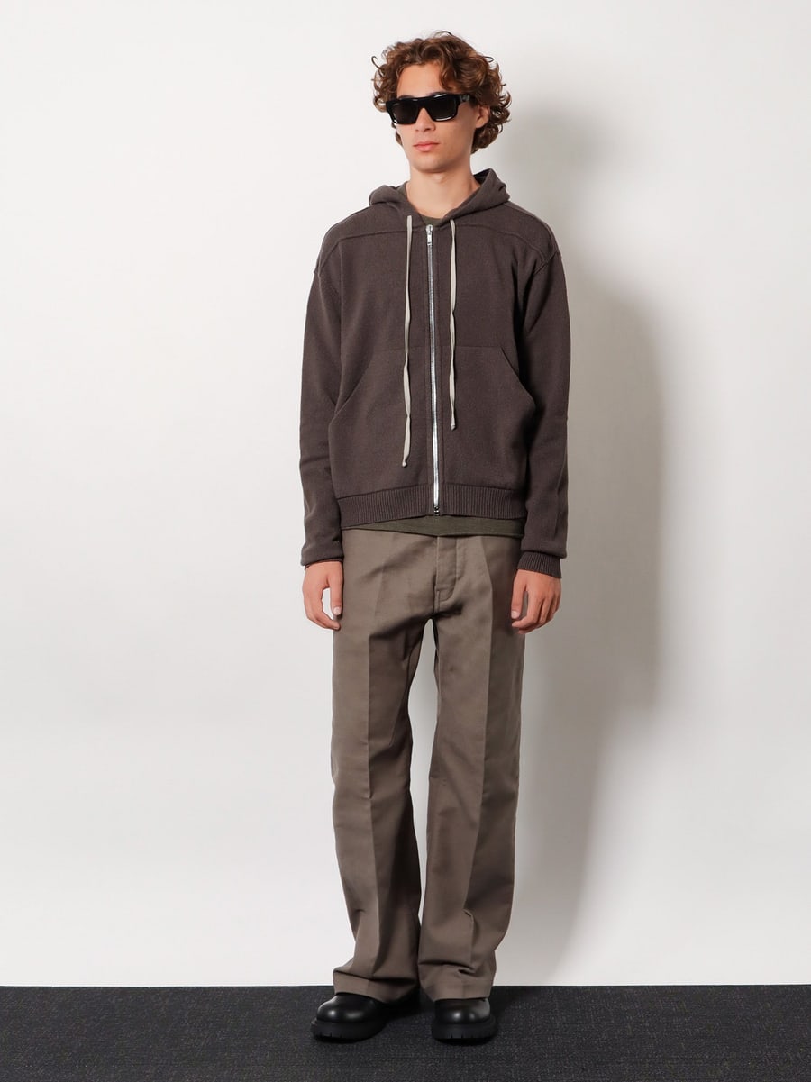 Rick Owens Basic LS T viscose blend T-shirt, view 2