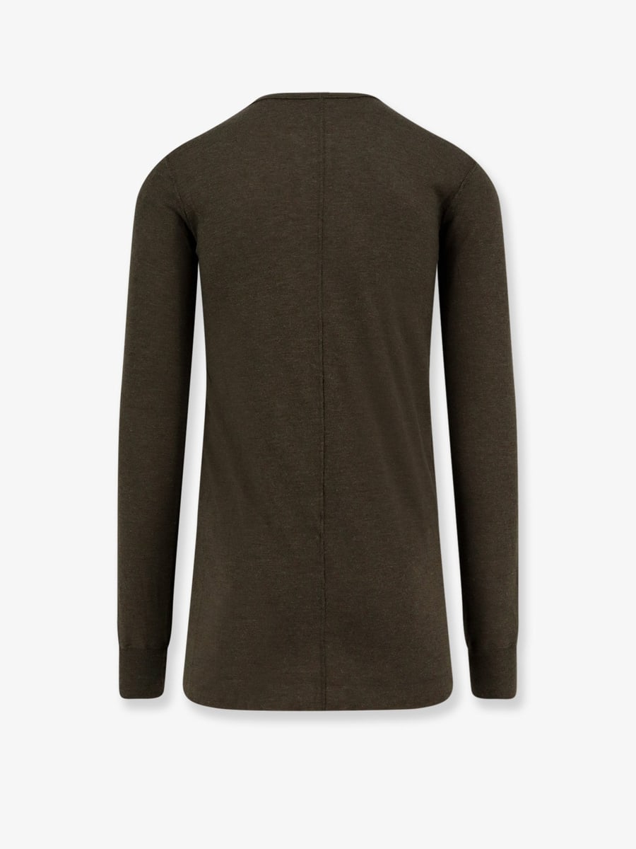 Rick Owens Basic LS T viscose blend T-shirt, view 5