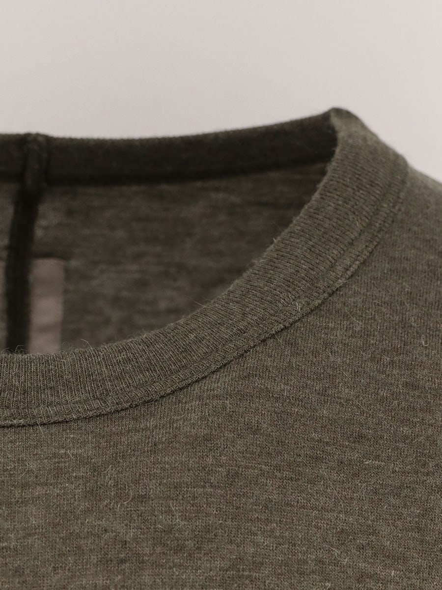Rick Owens Basic LS T viscose blend T-shirt, view 6