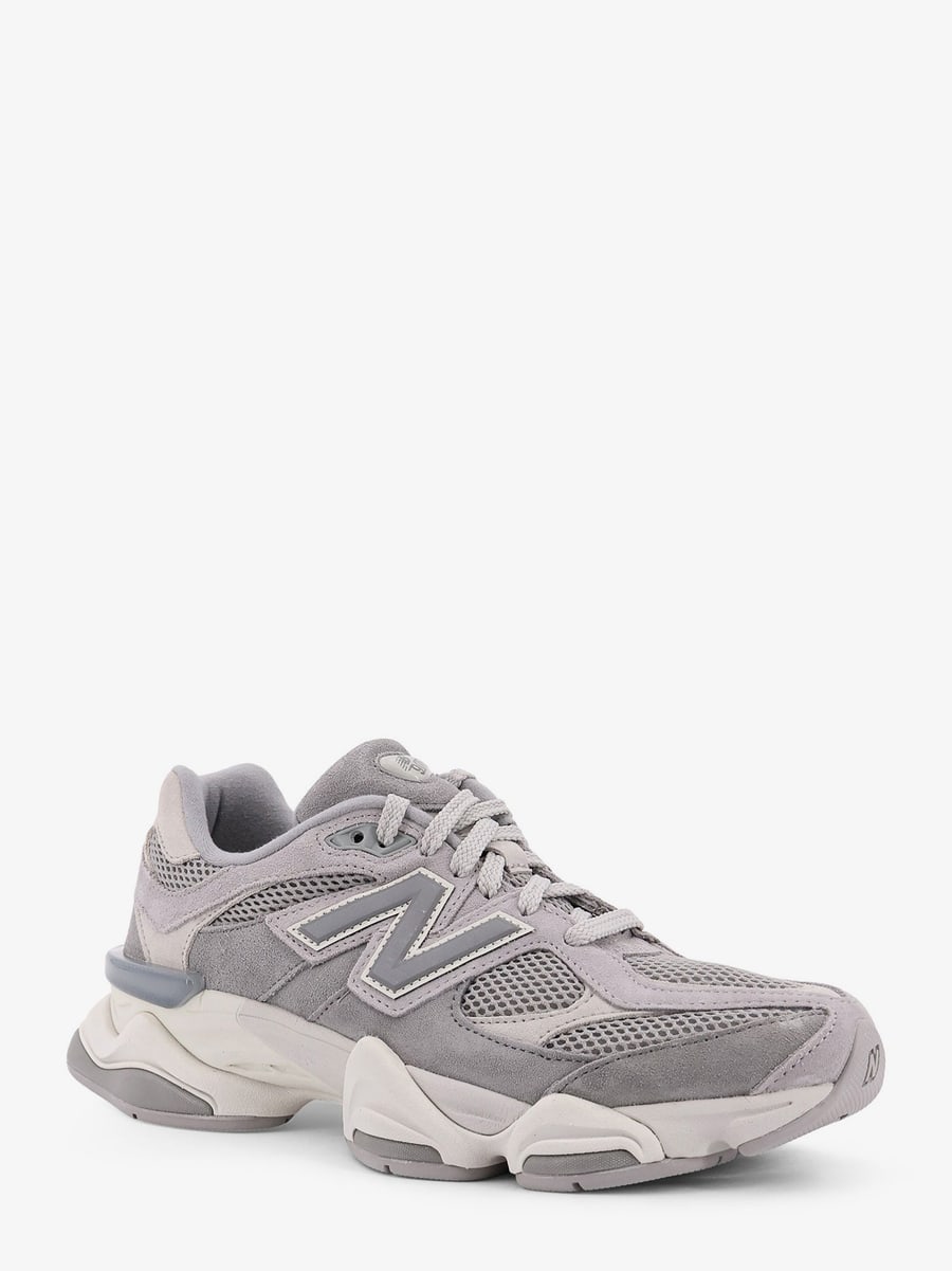 New Balance 9060 low-top mesh and suede sneakers, view 2