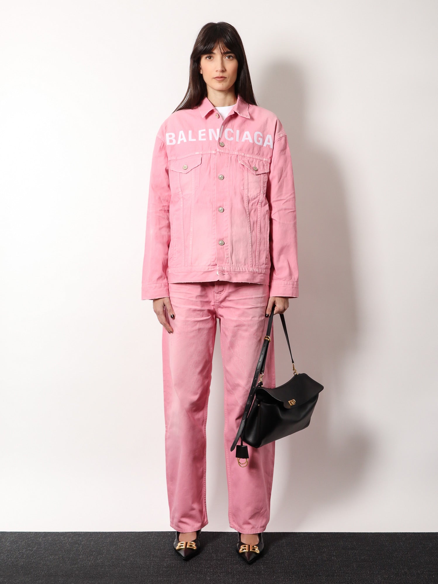Balenciaga Balenciaga unisex loose fit trousers, view 2