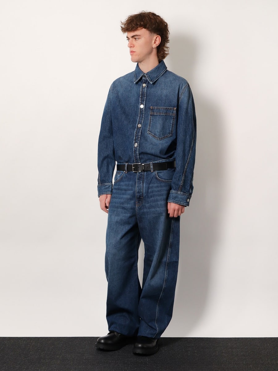 Givenchy Twisted stone-washed denim jeans, view 2