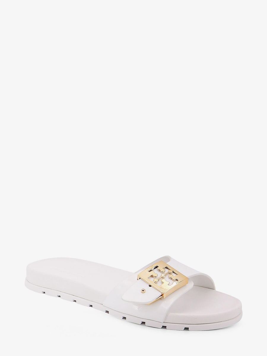 Tory Burch Patent synthetic leather Buckle Slide, view 2