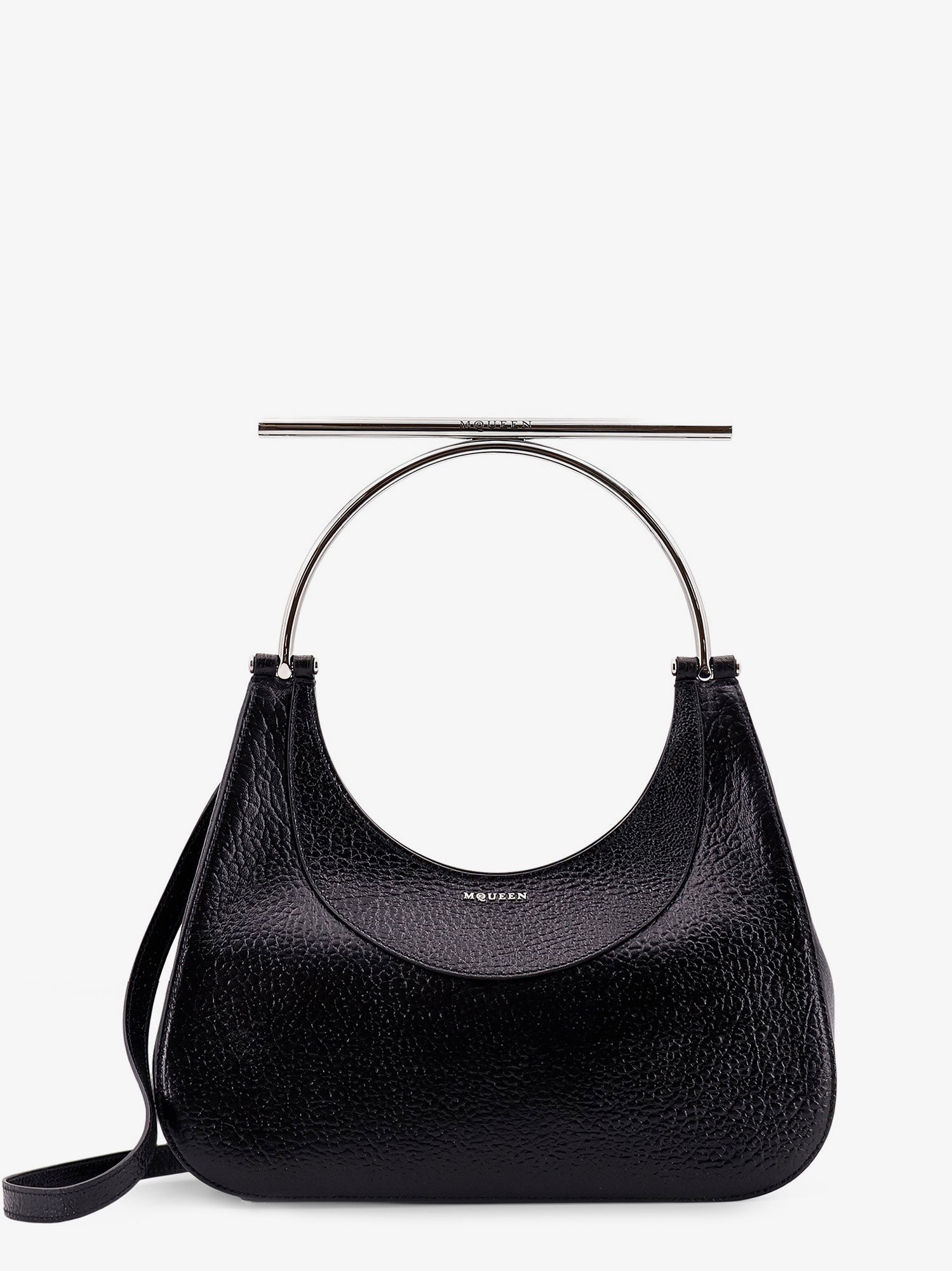 Alexander McQueen Leather handbag with frontal logo