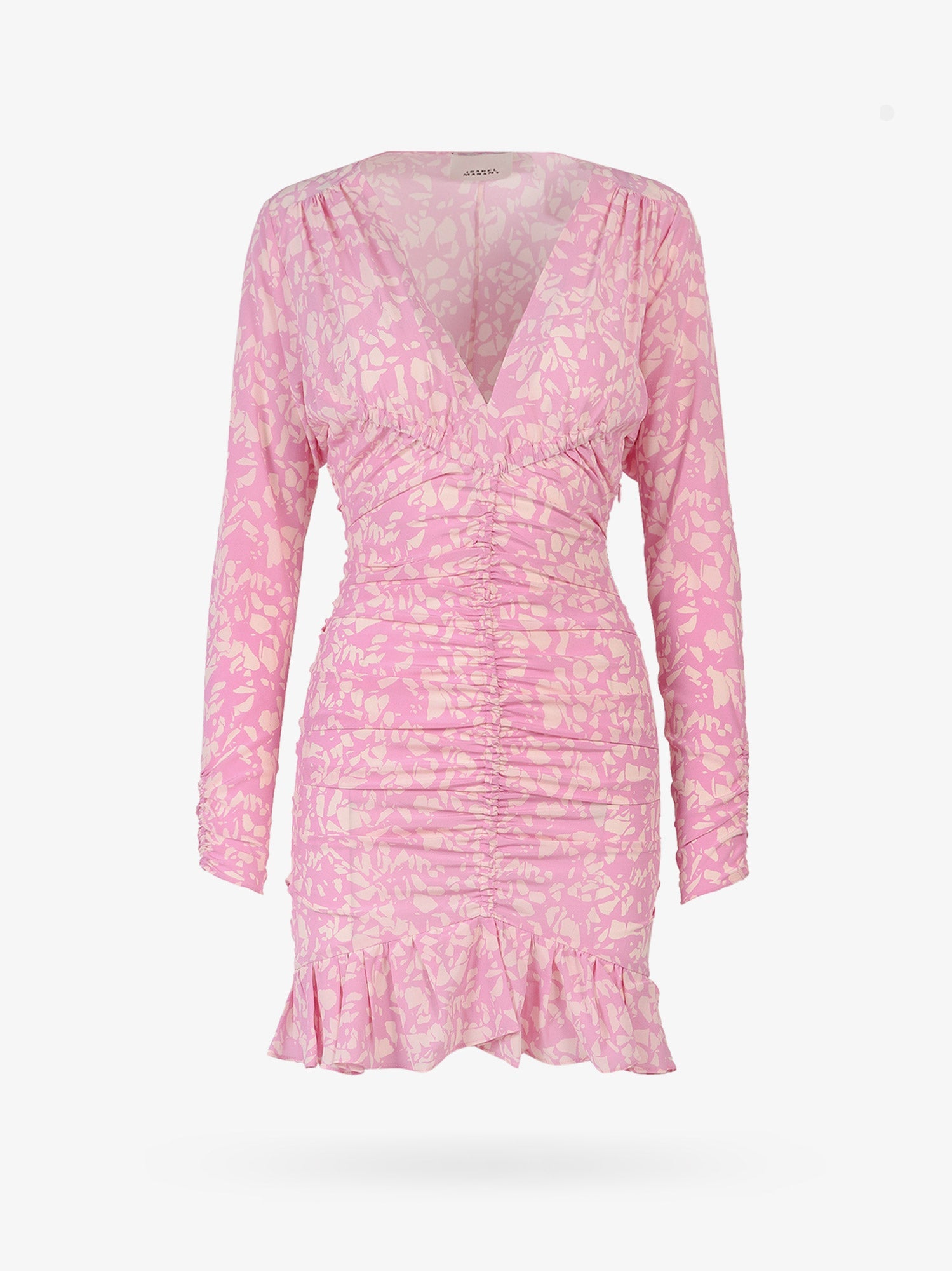 Isabel Marant Stretch silk dress with all-over print