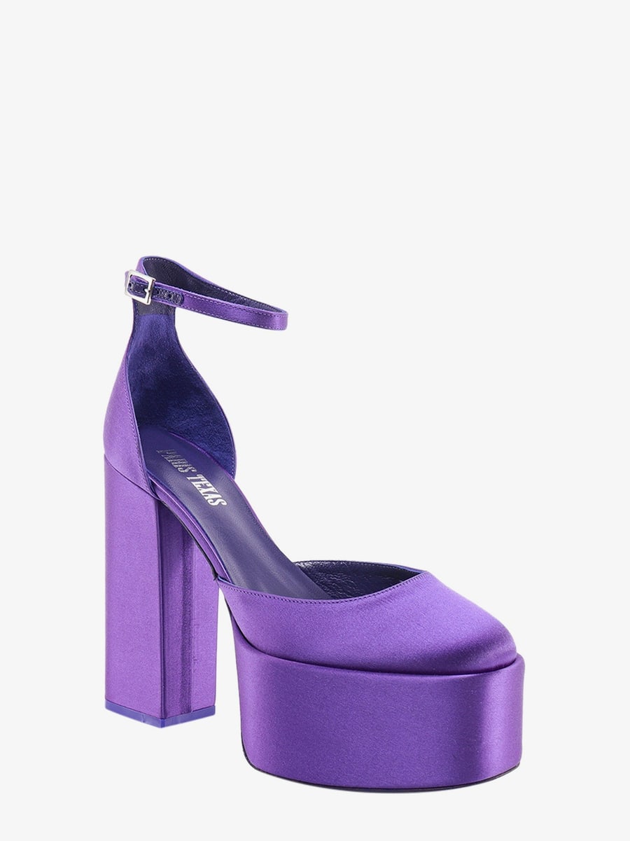 PARIS TEXAS Satin sandals, view 2