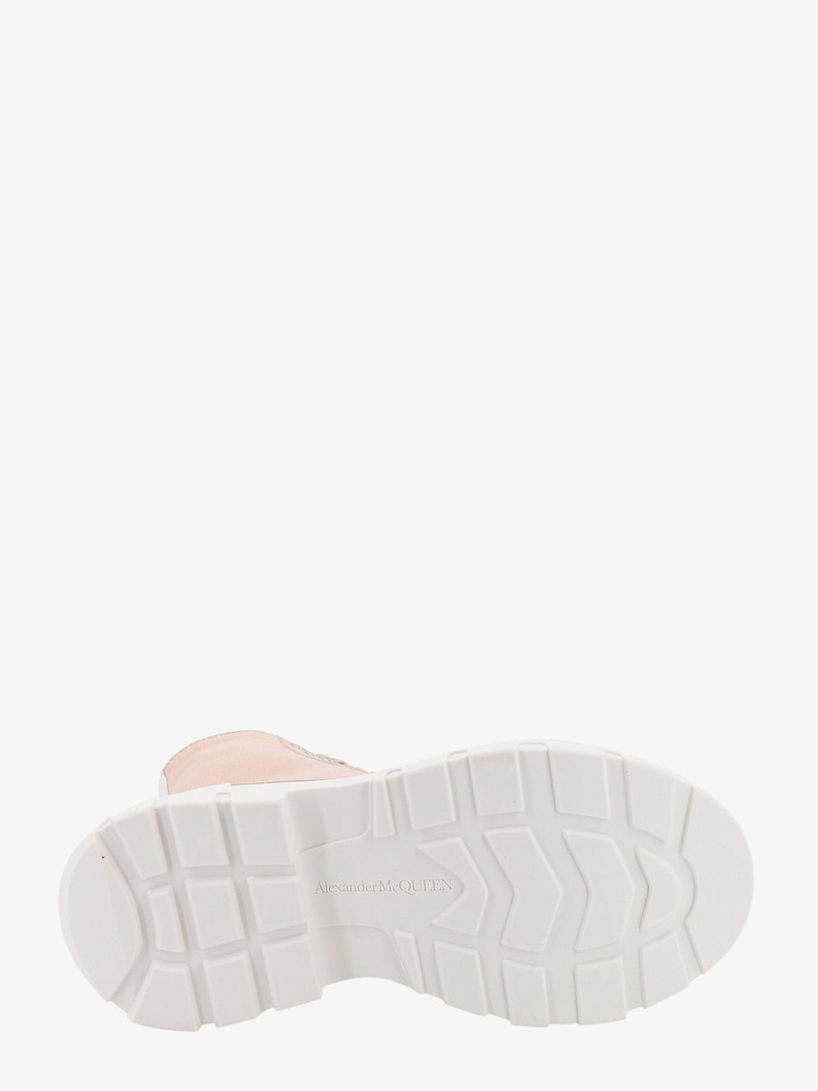 Alexander McQueen Bicolor canvas sneakers, view 4