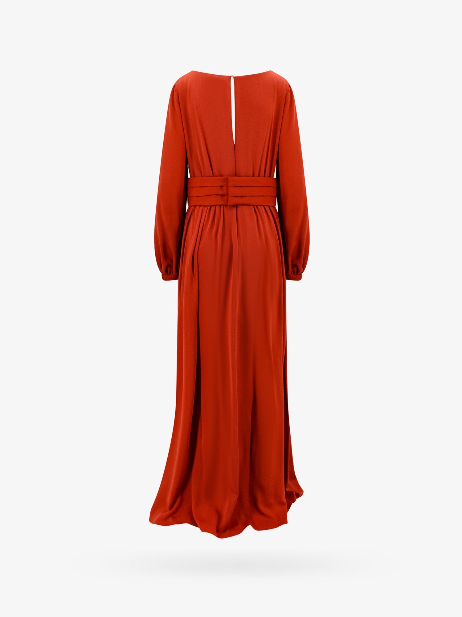 Max Mara Silk dress with cut-out detail on the back, view 2