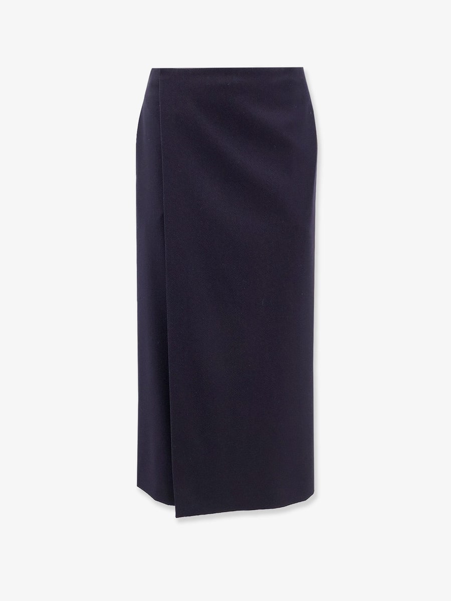 The Row Virgin wool midi skirt