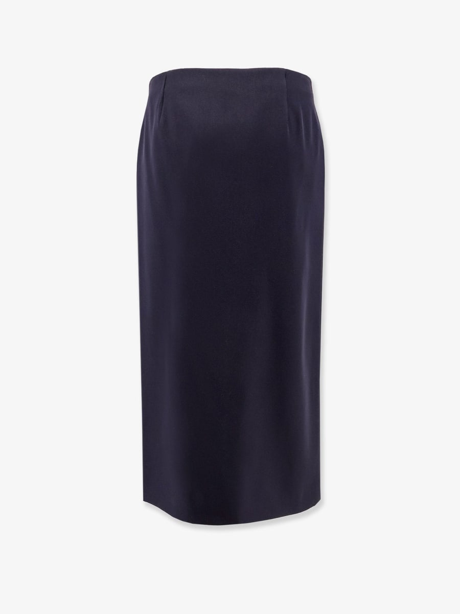 The Row Virgin wool midi skirt, view 5