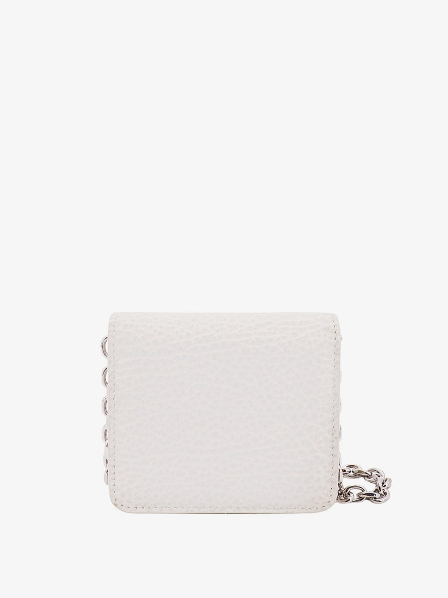Maison Margiela Leather card holder with iconic stitching, view 2