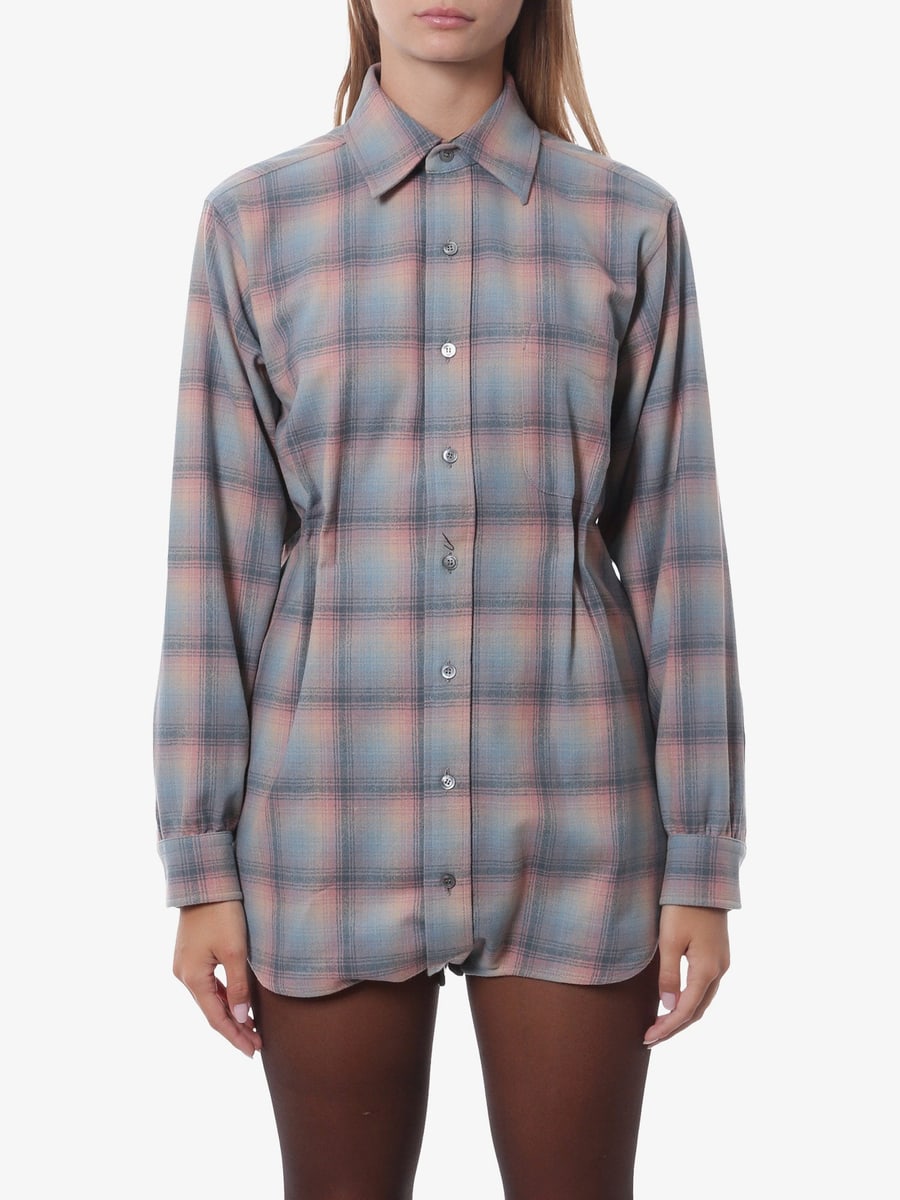 Maison Margiela Madras wool shirt, view 3
