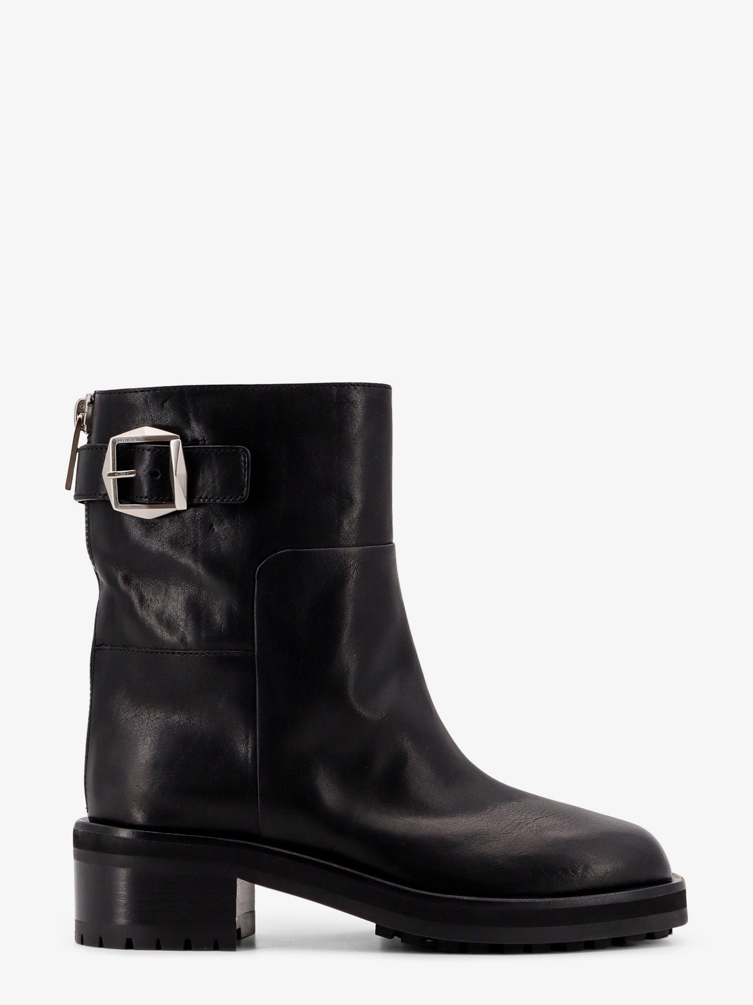 Jimmy Choo Brooklyn ab 50 leather boots with adjustable strap