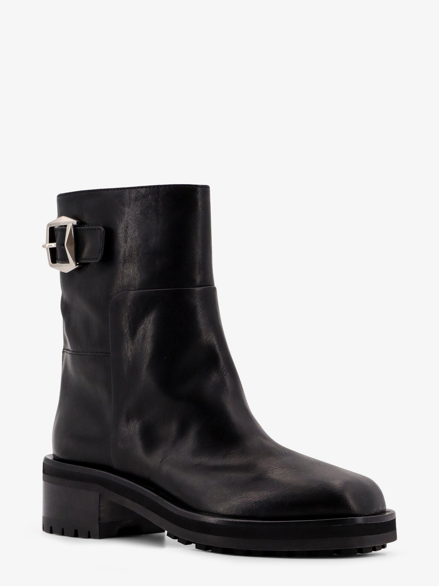 Jimmy Choo Brooklyn ab 50 leather boots with adjustable strap, view 2