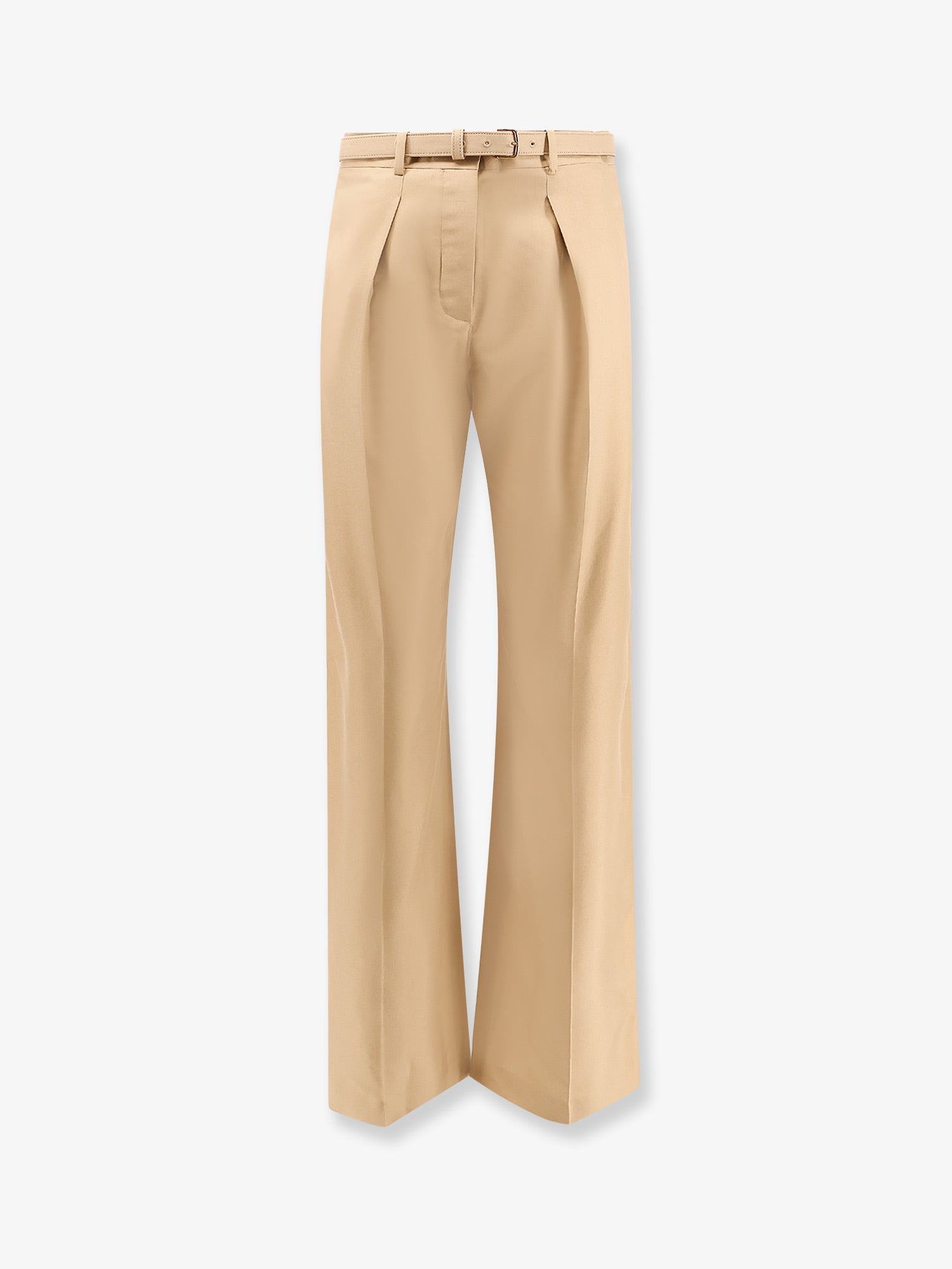 LORO PIANA Silk trouser with belt