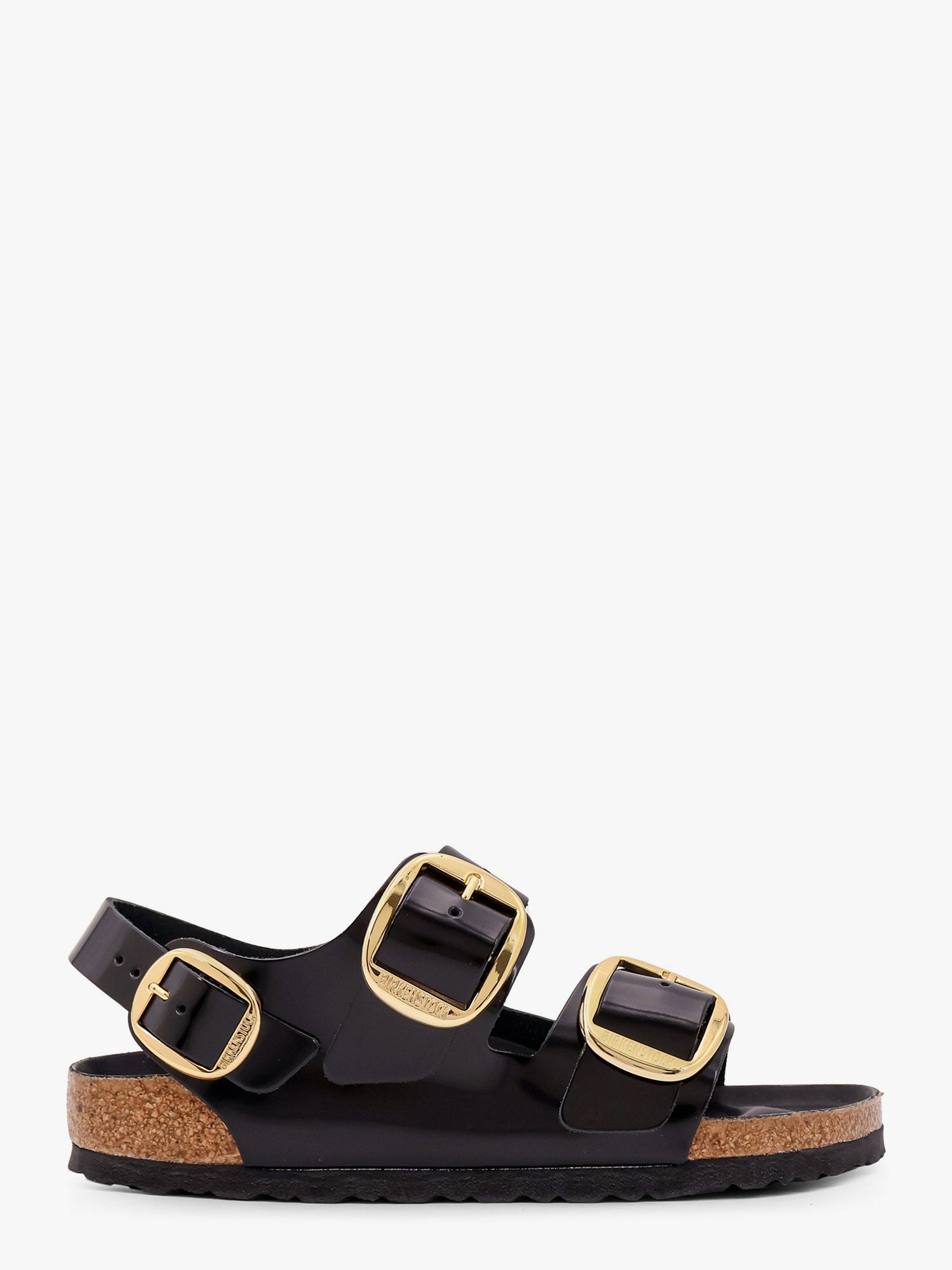 BIRKENSTOCK Milano big buckle patent leather sandals