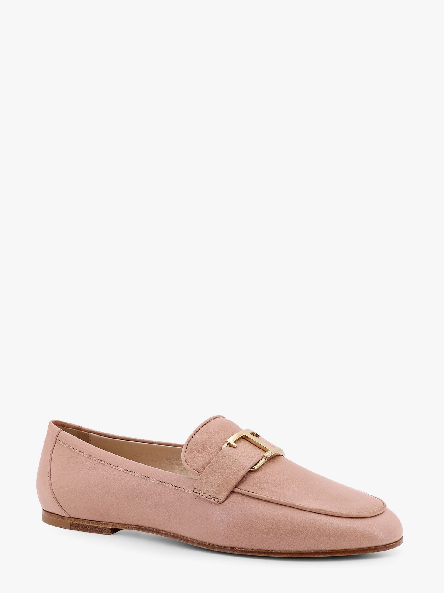 Tod's Leather loafer with metal detail, view 2