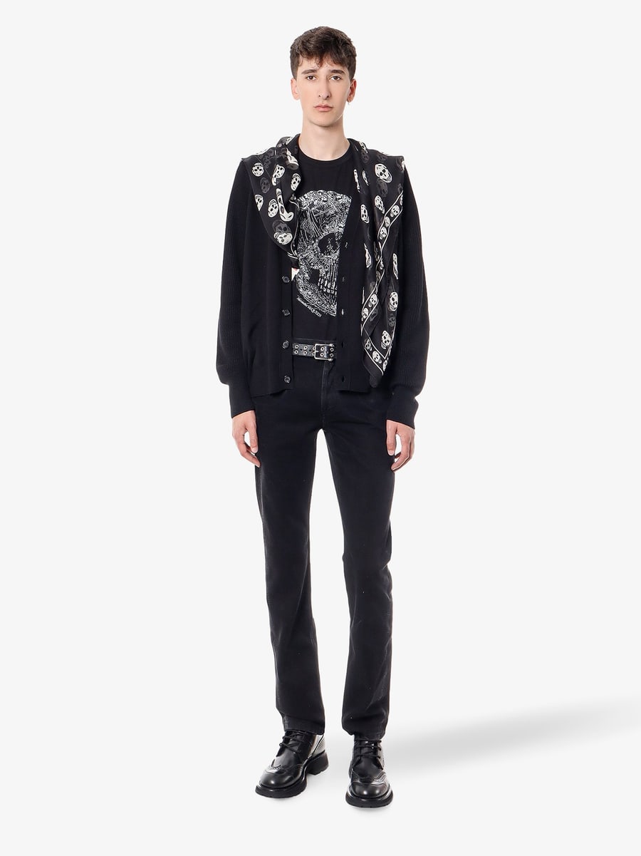 Alexander McQueen Black denim trouser, view 2