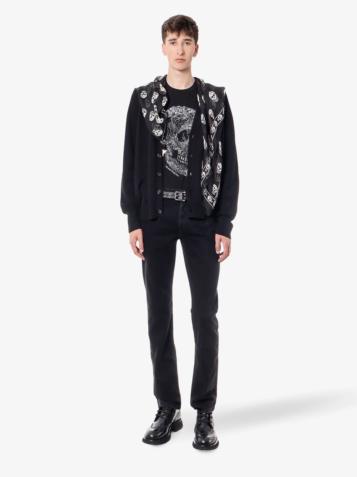 Alexander McQueen Black denim trouser, view 2