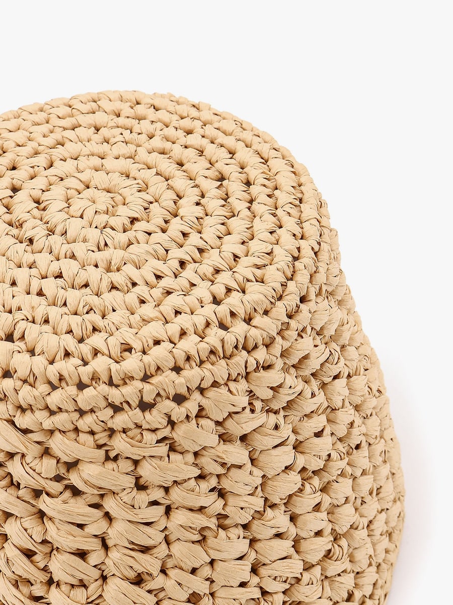 LORO PIANA Jasmine rafia cloche hat, view 3