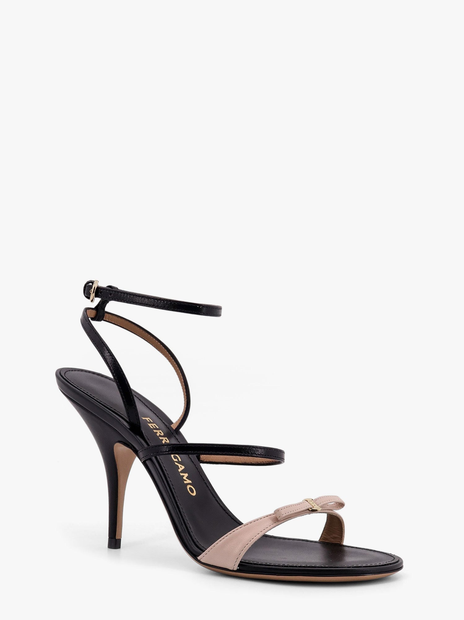 Ferragamo Ariel leather sandal, view 2