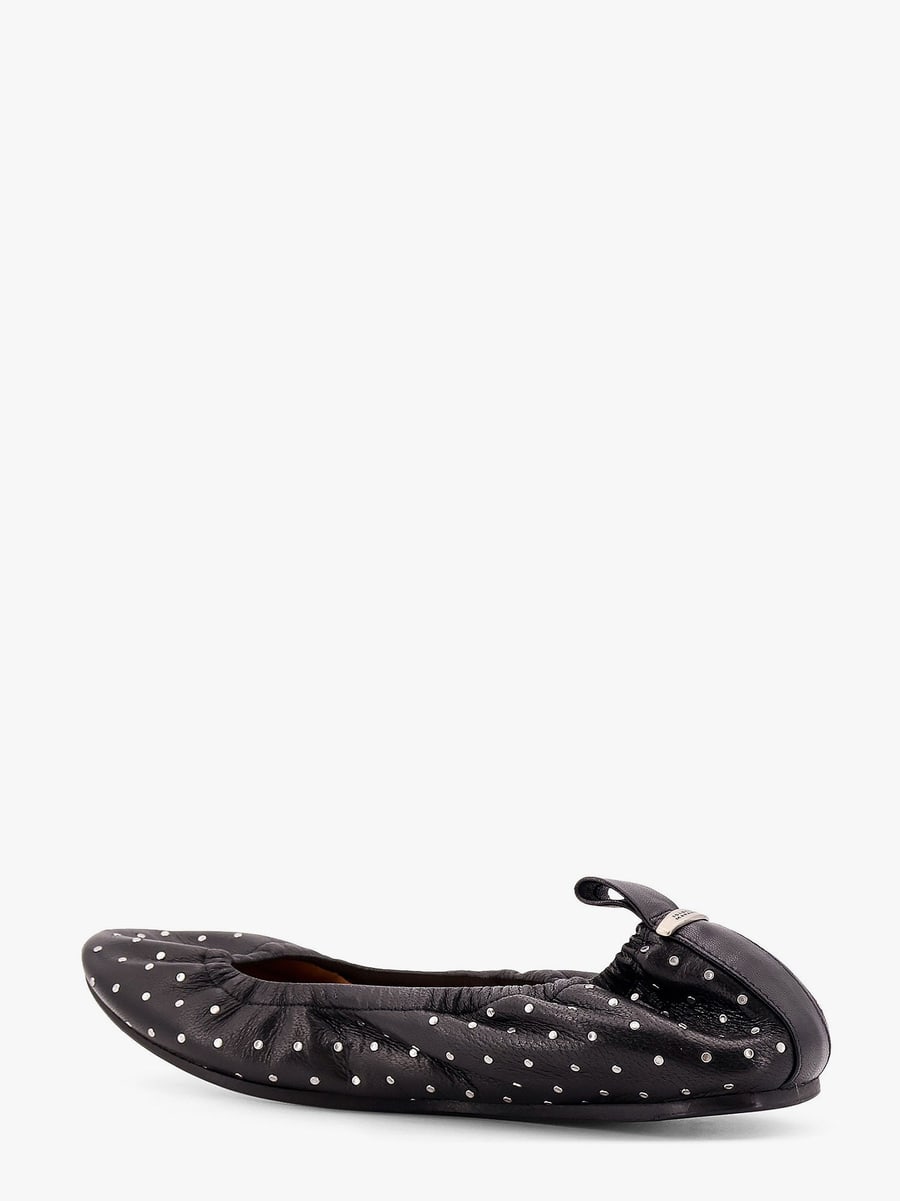 Isabel Marant Leather ballerinas with stud detail, view 3