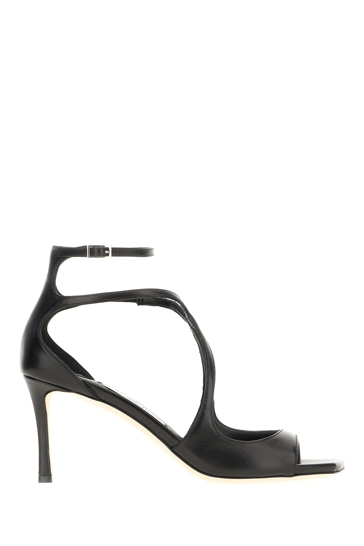 Jimmy Choo Sandali Azia in nappa nera